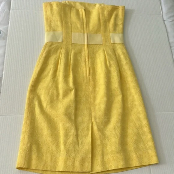 Lilly Pulitzer Vanessa strapless dress in a sunny yellow Size 0 - Picture 2 of 10